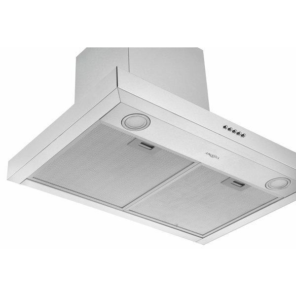 Ancona 30" Convertible WallMounted Rectangular Range Hood in Stainless